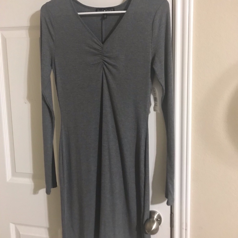 Long sleeve tight fitting dress